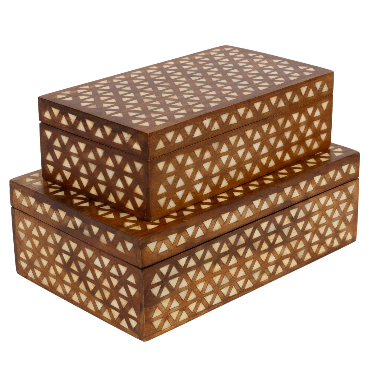 Tri Bone Inlay Box Large