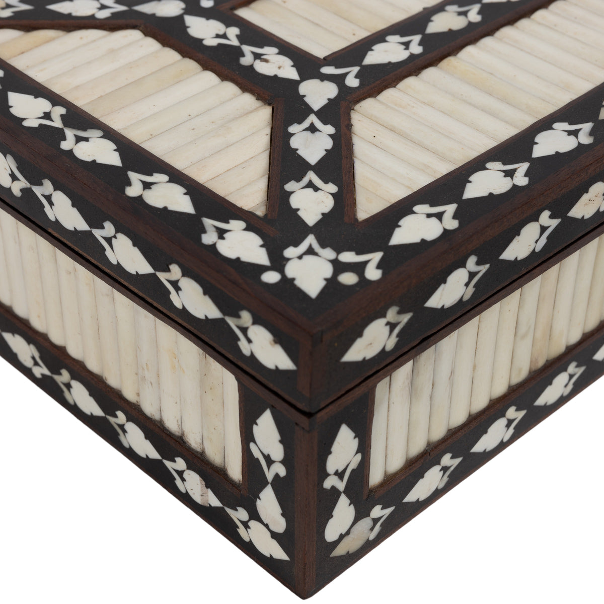Clara Teak Wood And Bone Box