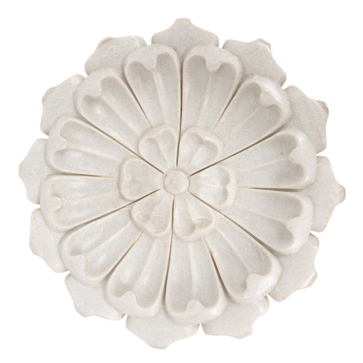Marble Detailed Flower Bowl