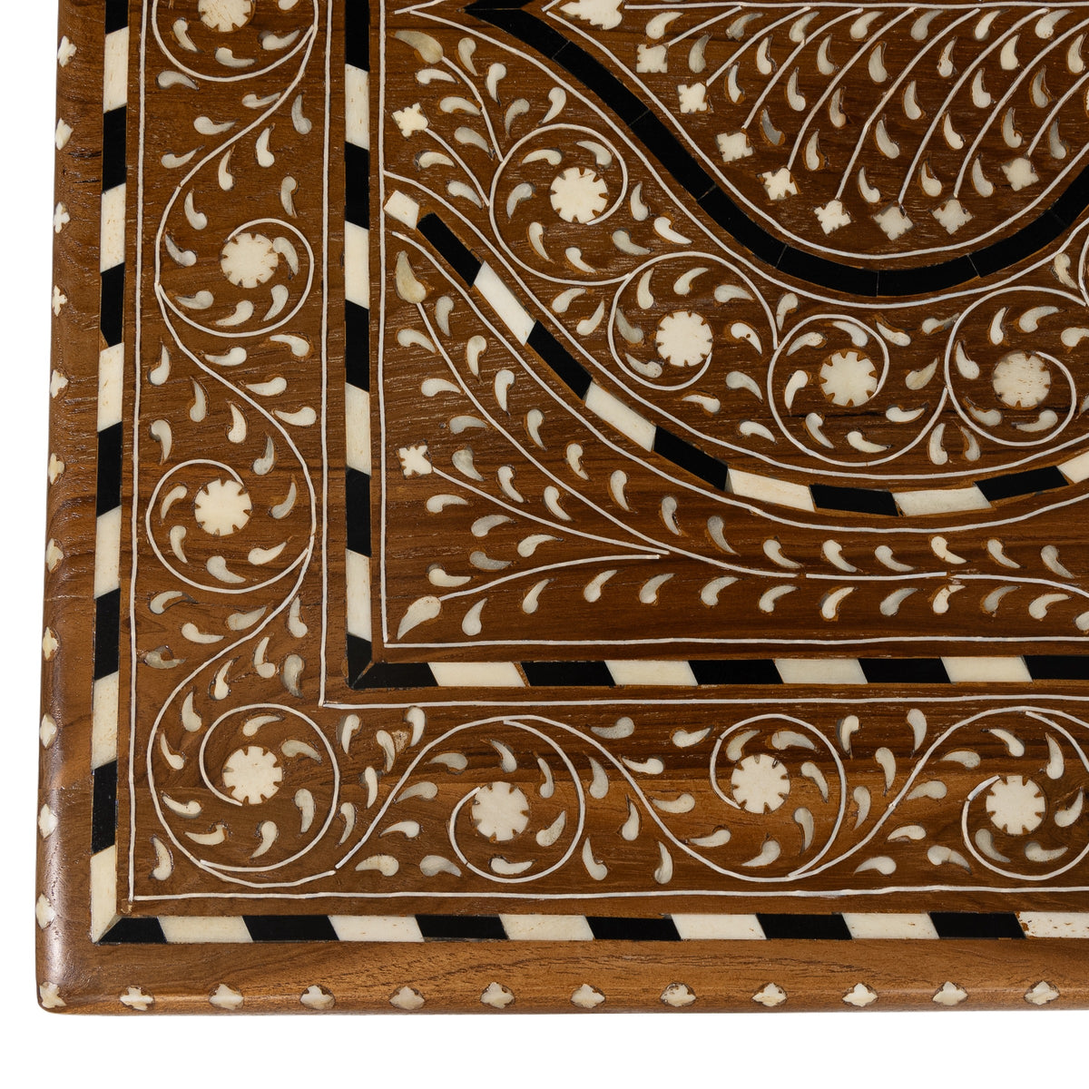 Mara Wood and Bone Inlay Cabinet