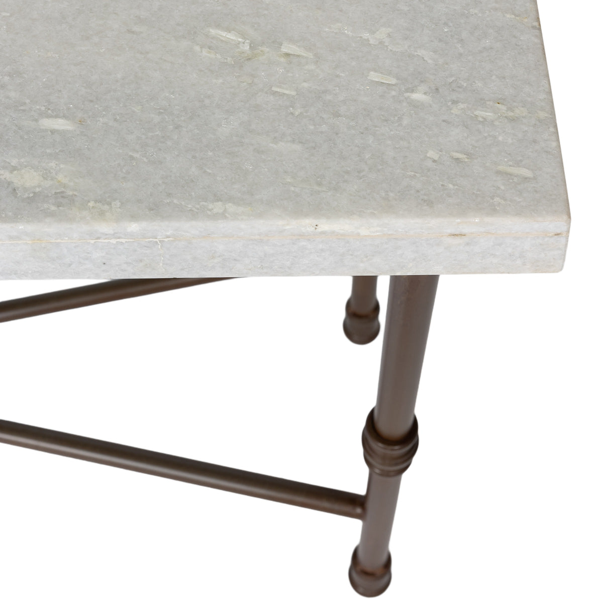 Iron And Marble Console Table