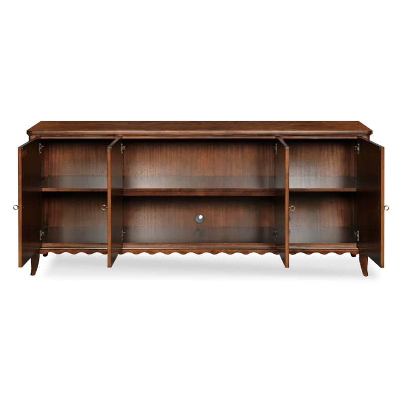 Alexandra Scalloped Timber Sideboard