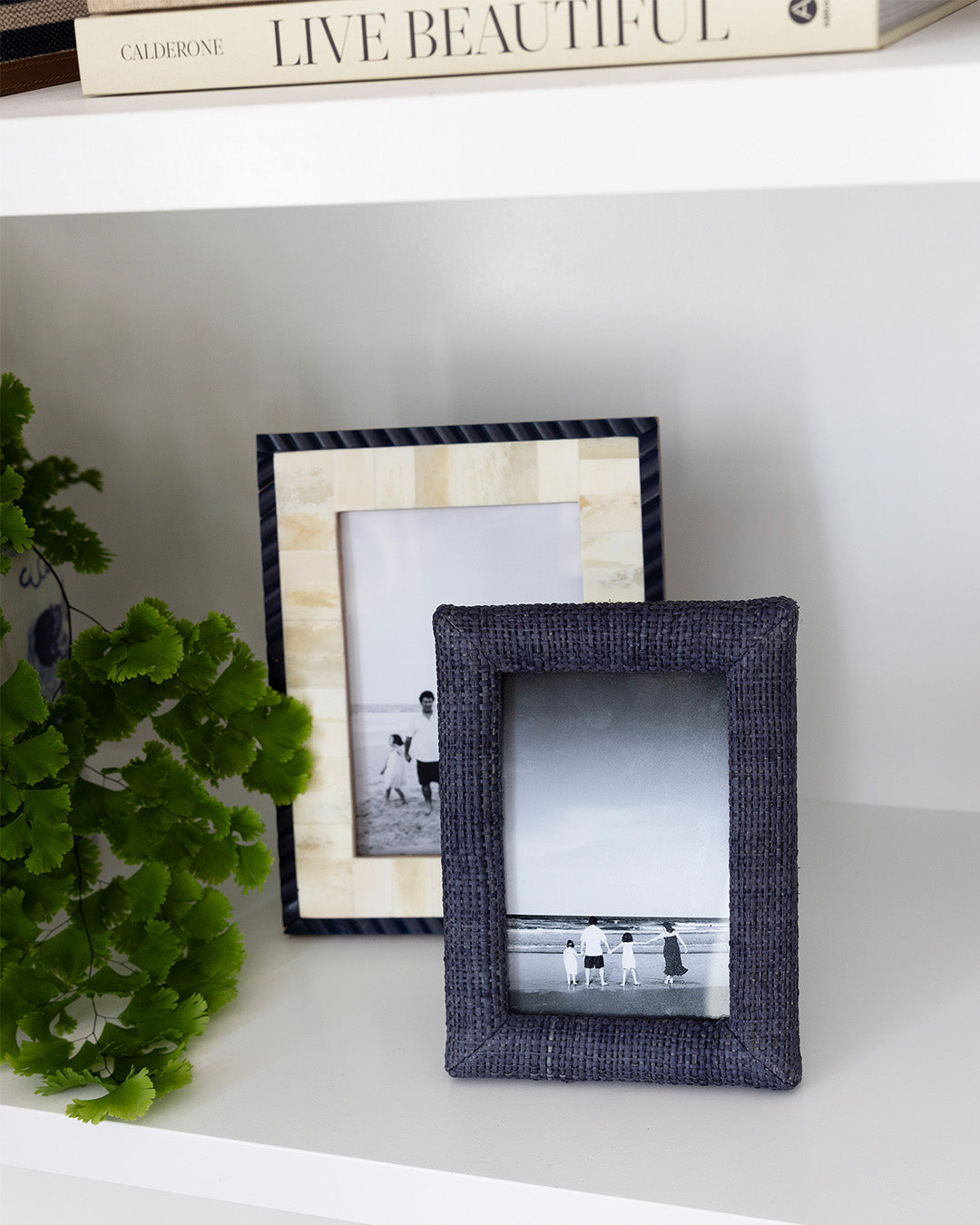 Coastal Blue Bone Photo Frame