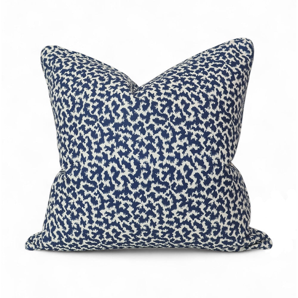 Blue Abstract Cushion