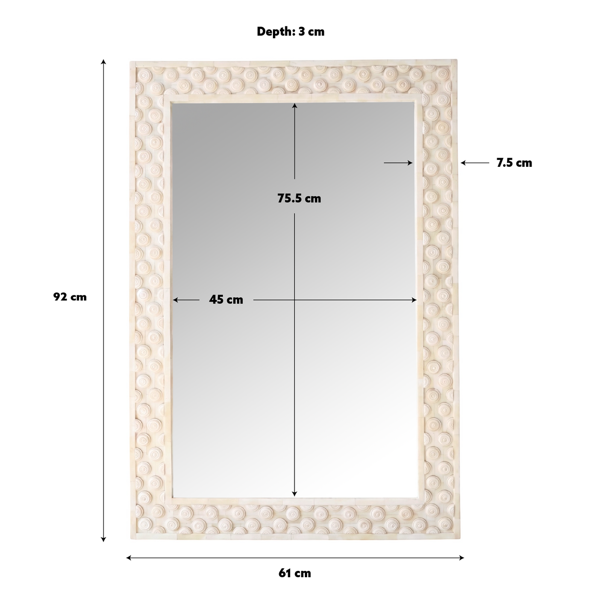 Bone Circles Mirror