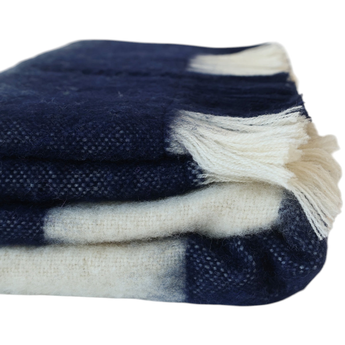 Buffalo Check Throw Navy
