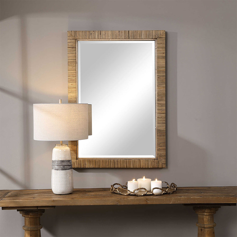 Cape Rattan Mirror