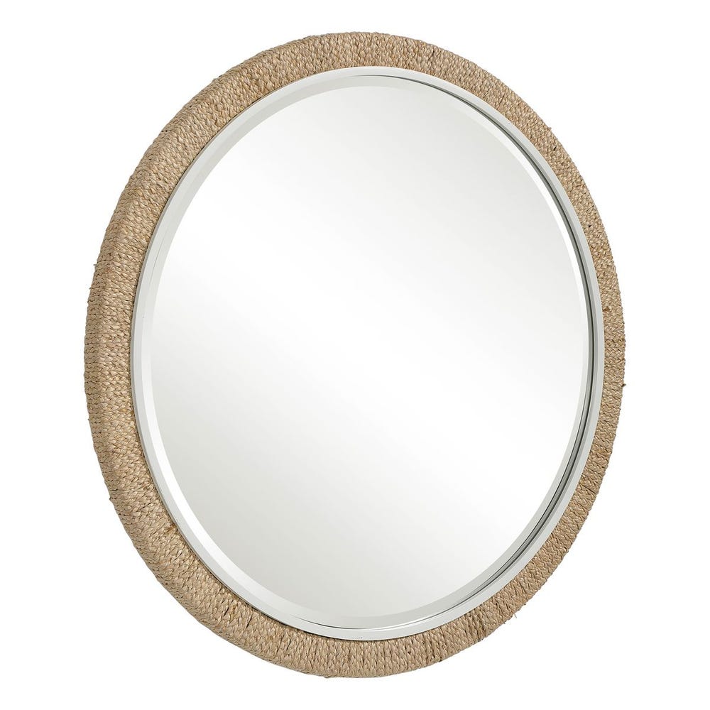 Carbet Woven Round Mirror