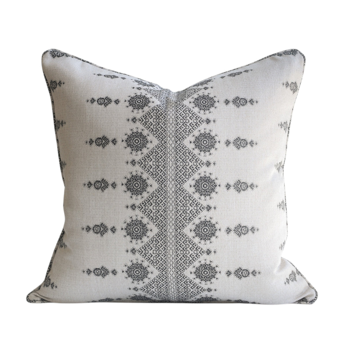 Charcoal Star Outdoor Cushion