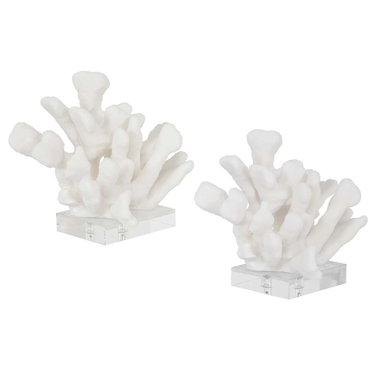 Coral Bookends