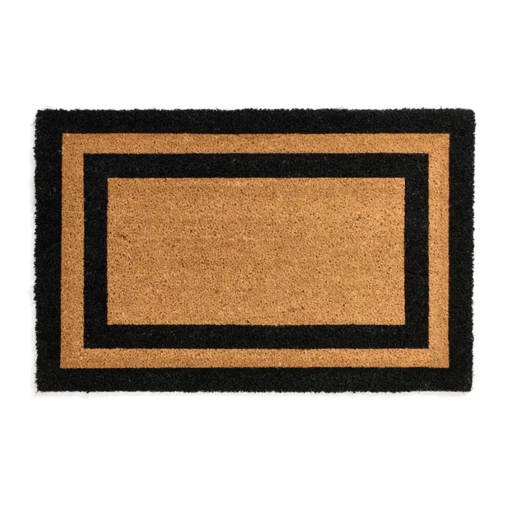 Black Border Doormat