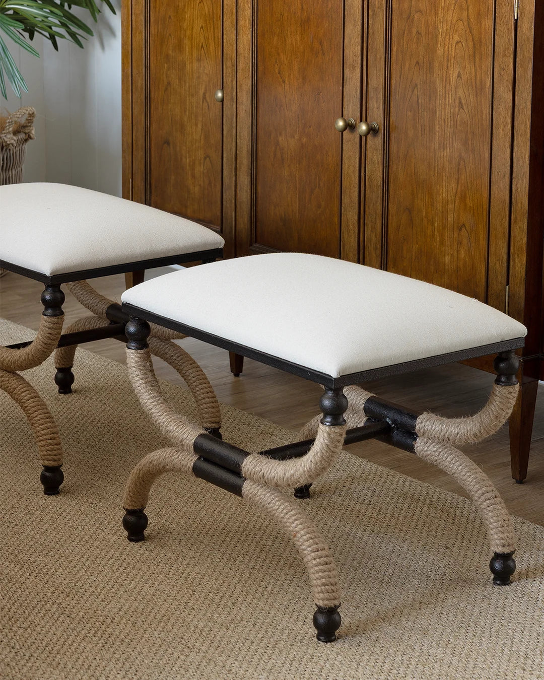 Ethan Woven Ottoman