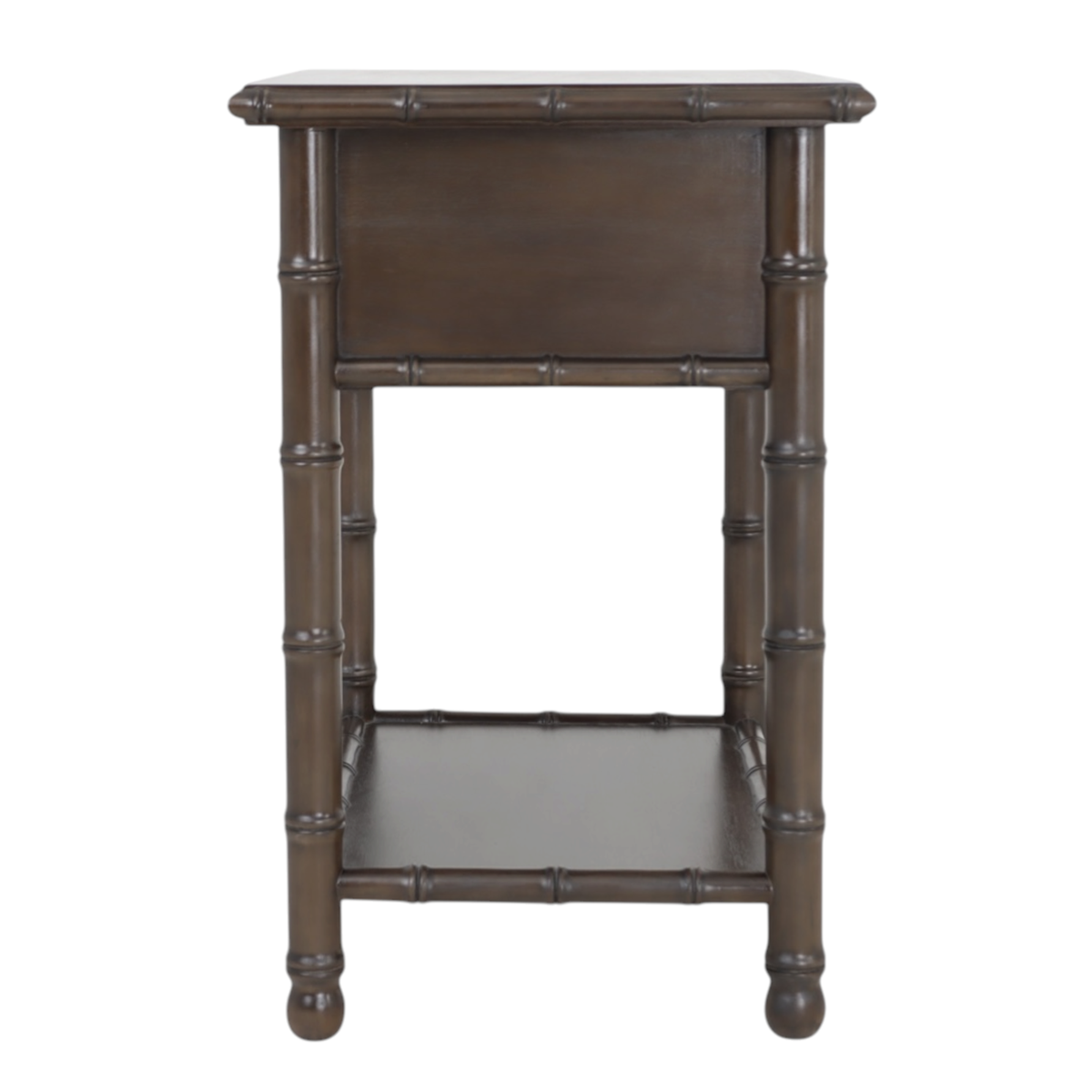 Faux Bamboo 1 Drawer Bedside