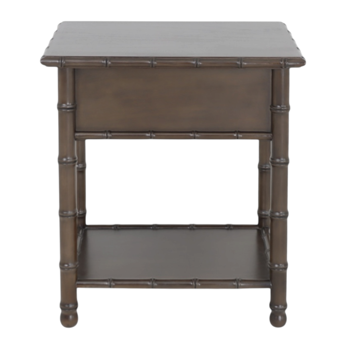 Faux Bamboo 1 Drawer Bedside