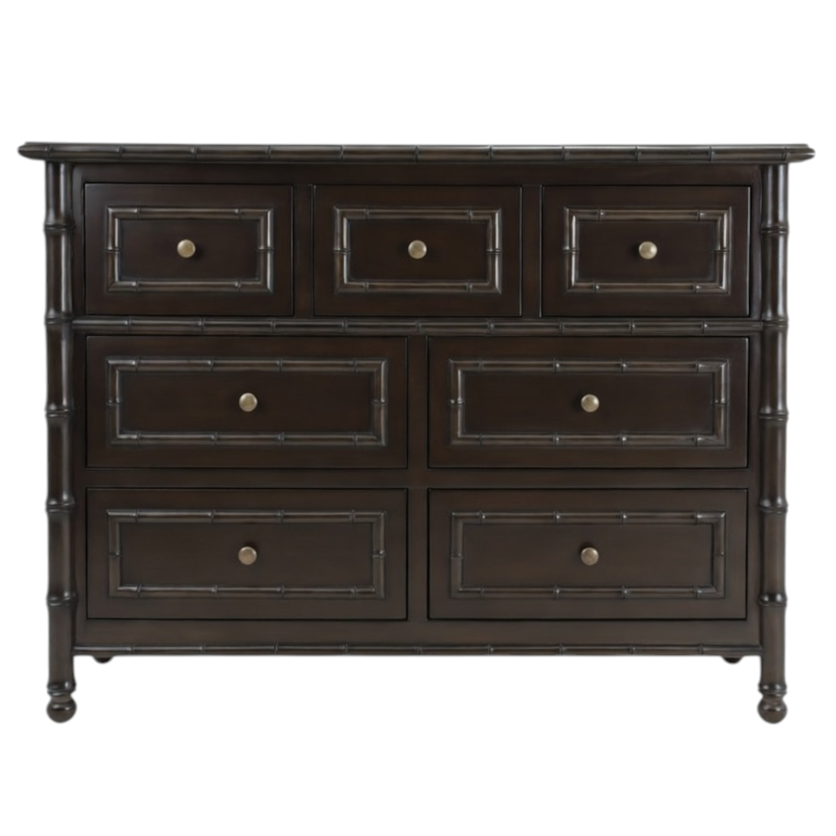 Faux Bamboo Chest of Drawers