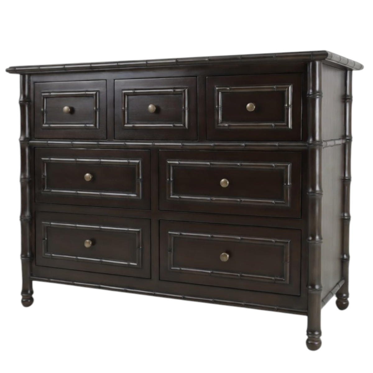 Faux Bamboo Chest of Drawers