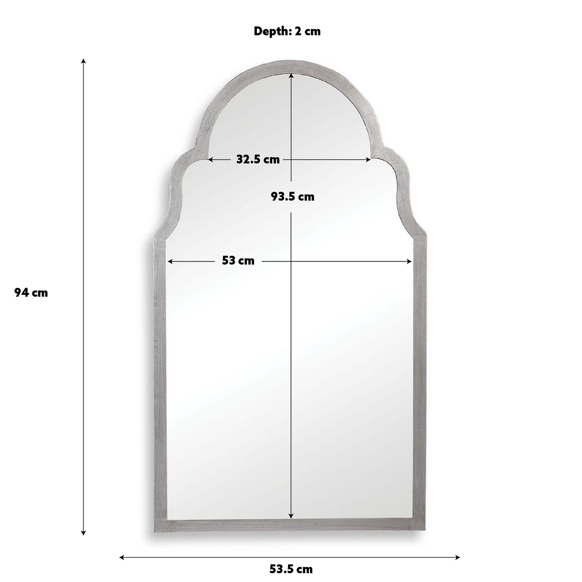Finley Mirror Silver