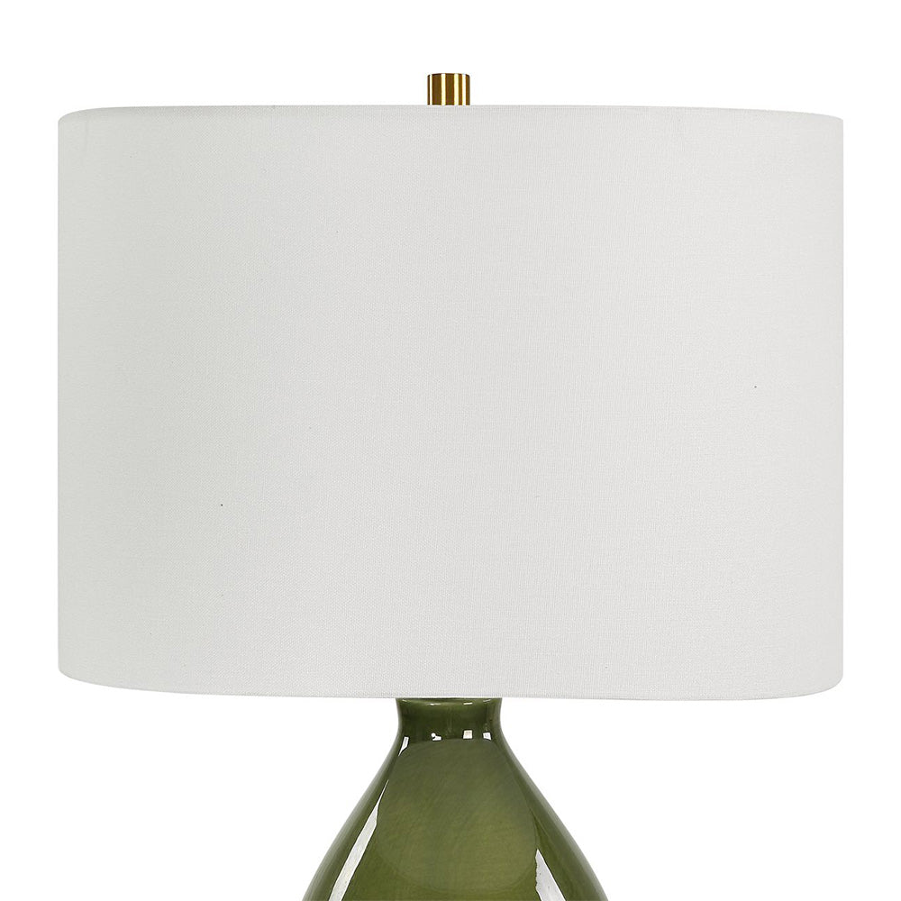 Green Gourd Table Lamp