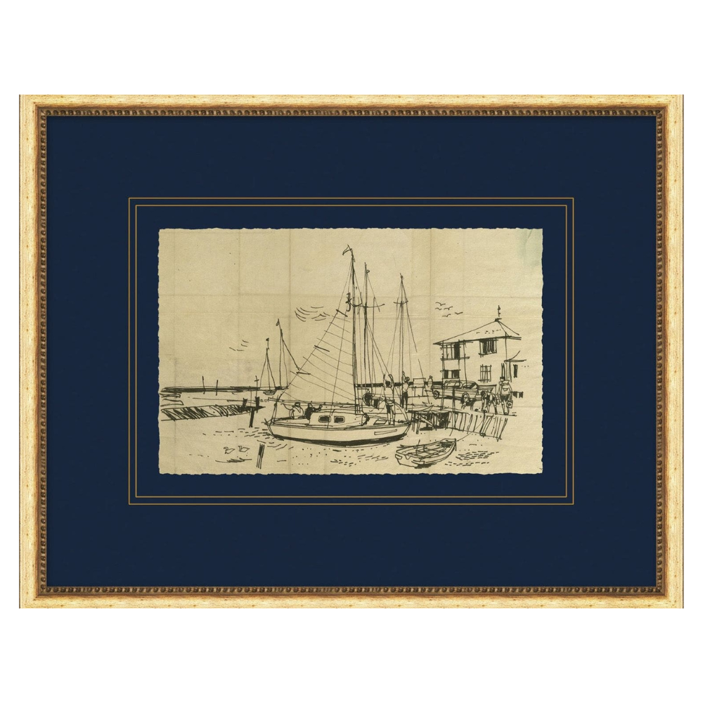 Harbour Boat Sketch 4
