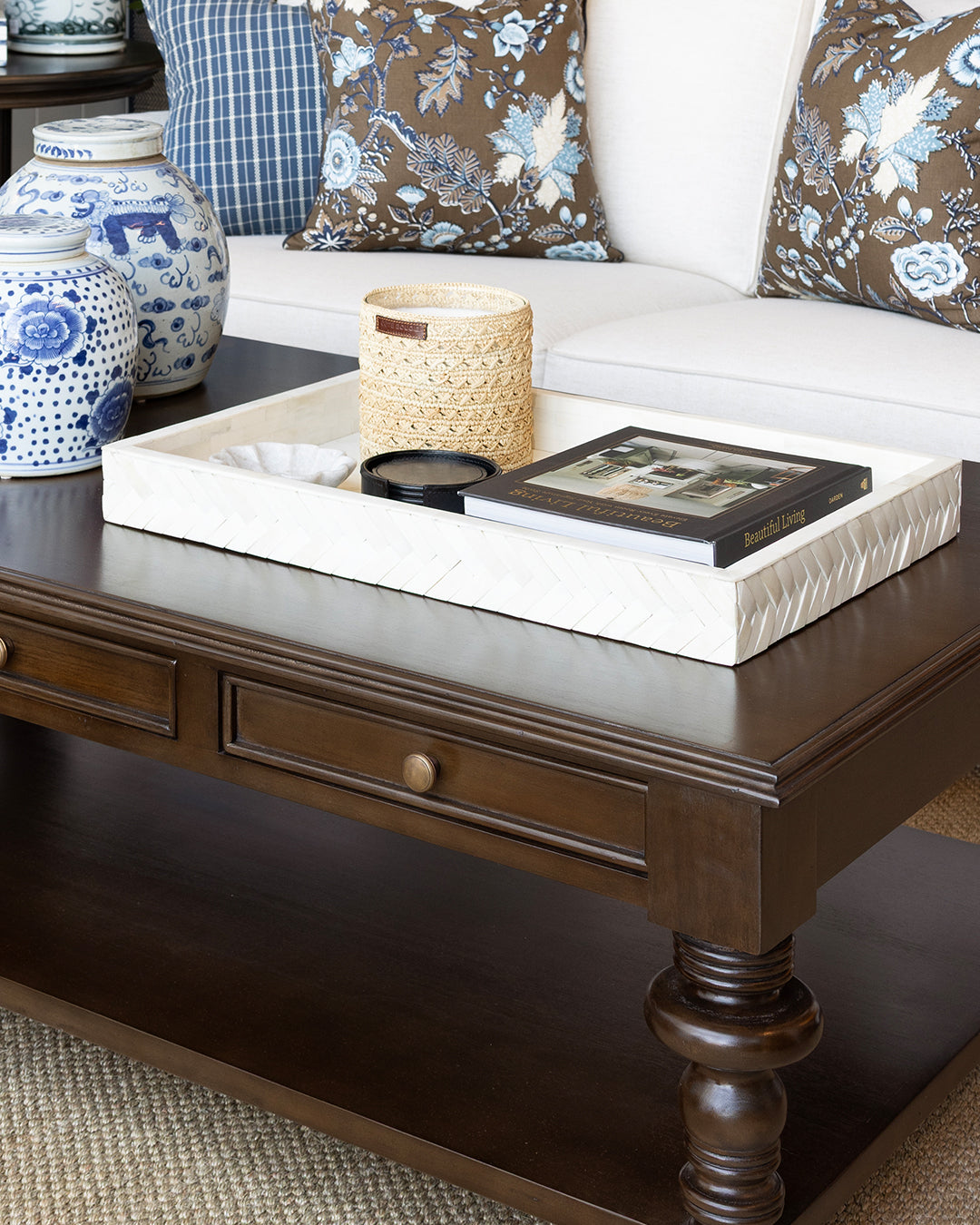 Herringbone Bone Tray