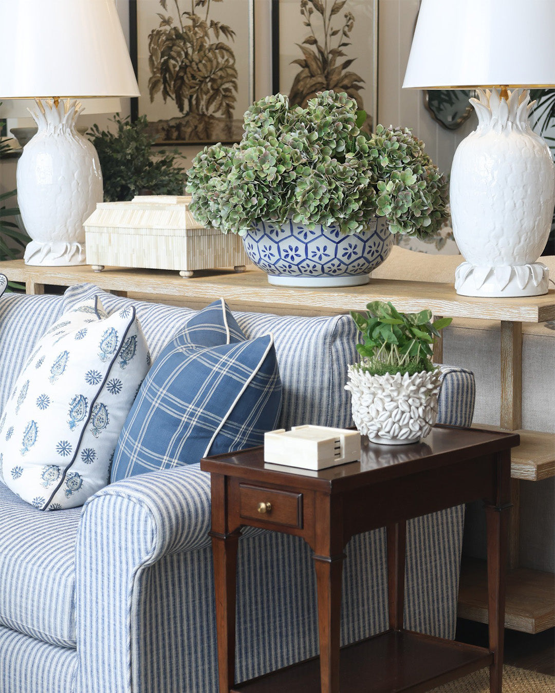 White Shell Vase
