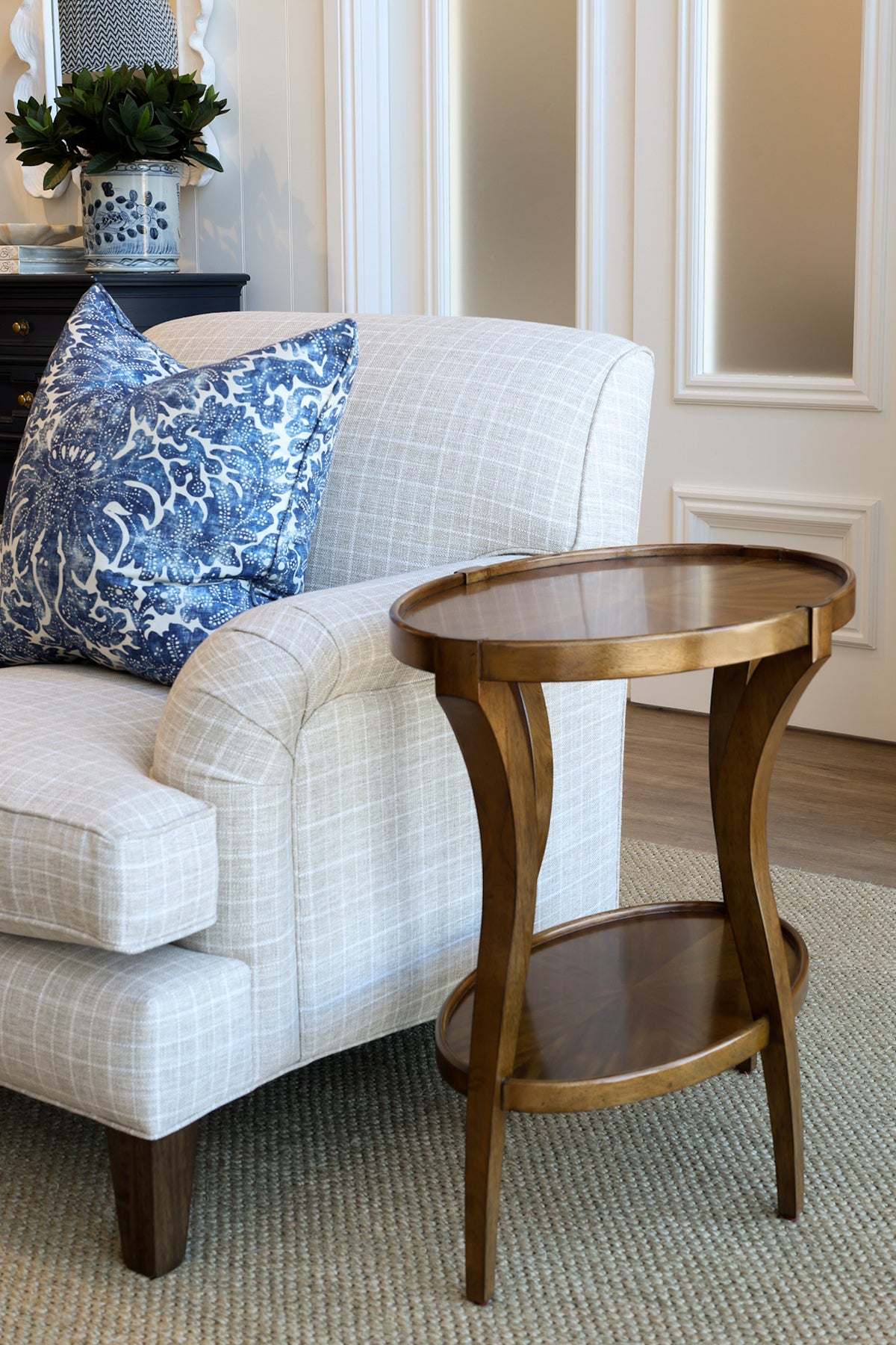 Ralph Lauren Indigo Batik Cushion