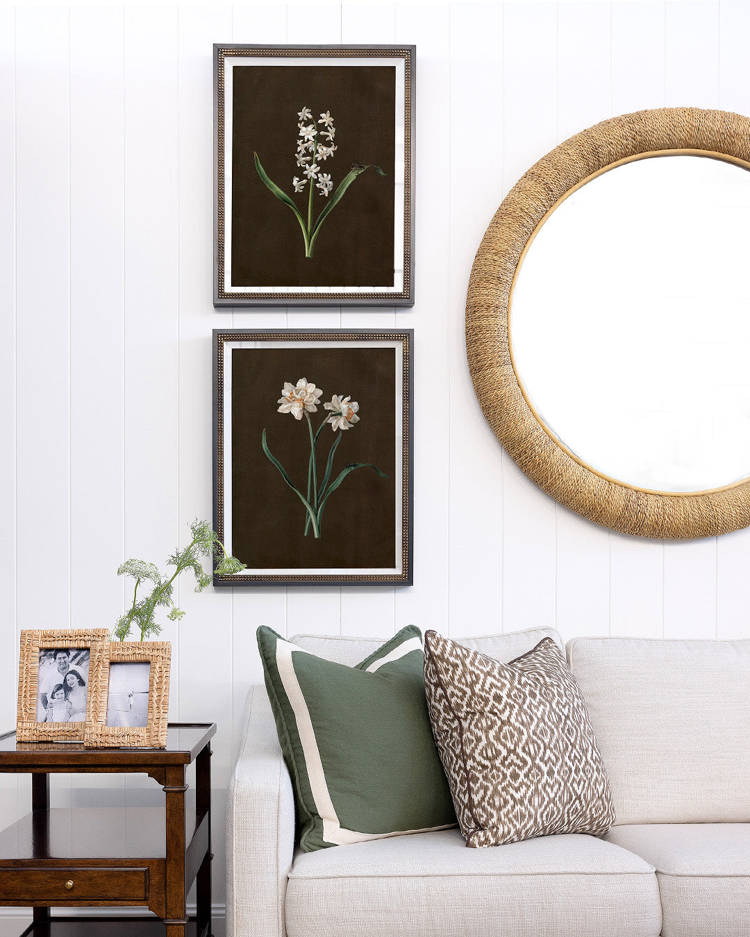 Mariner Round Mirror Natural