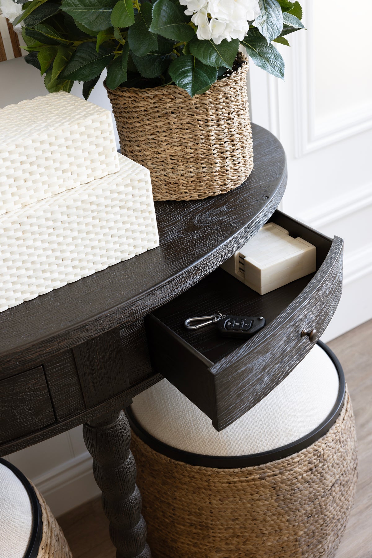 Martha Demilune Table
