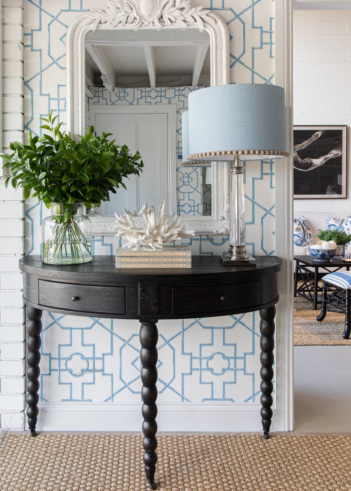 Martha Demilune Table
