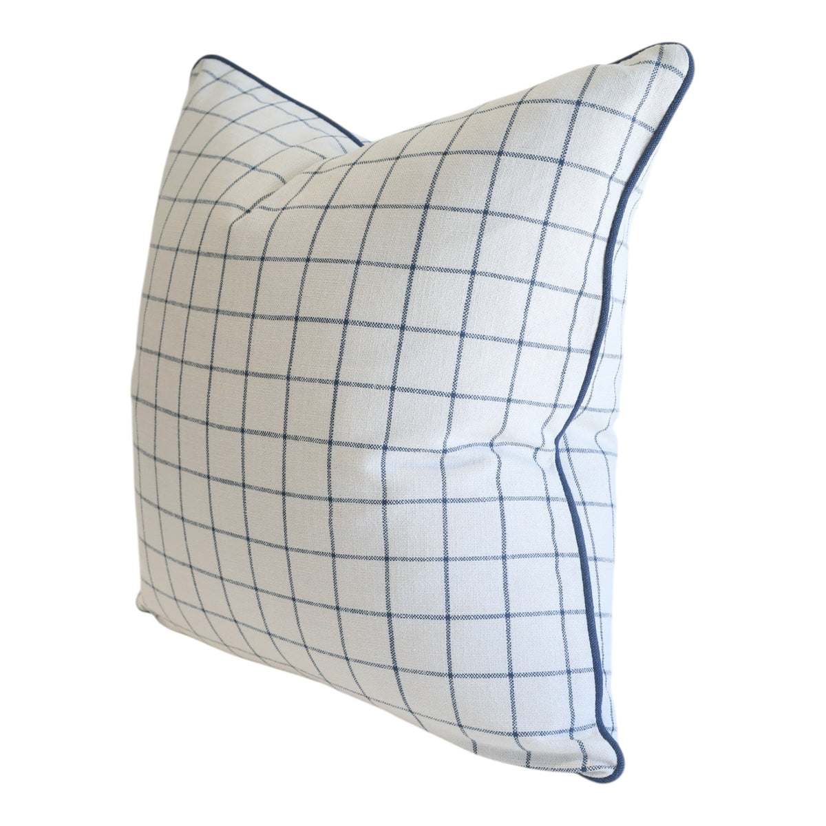 Martin Blue Check Cushion