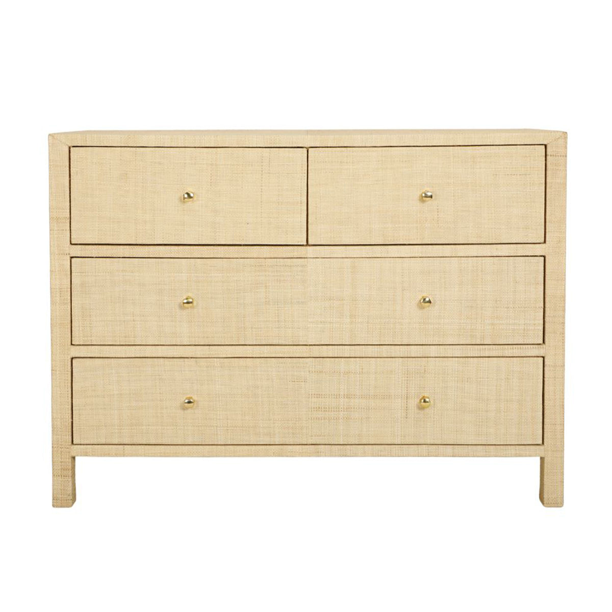 Natural Raffia Chest of Drawers