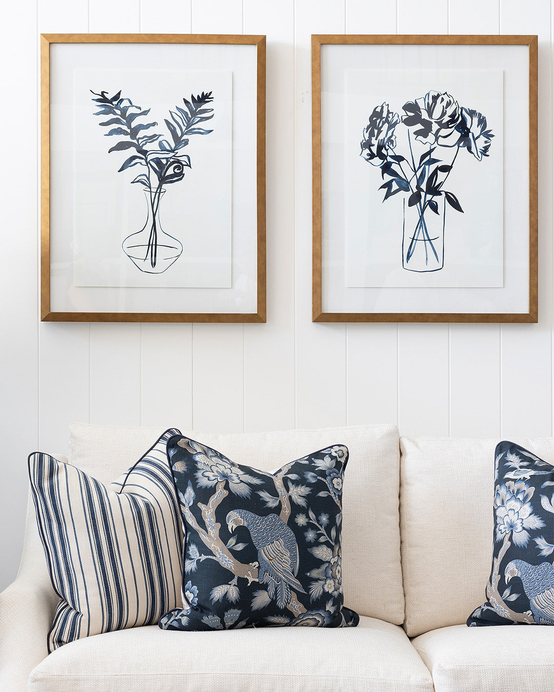 Navy Still Life Floral 3