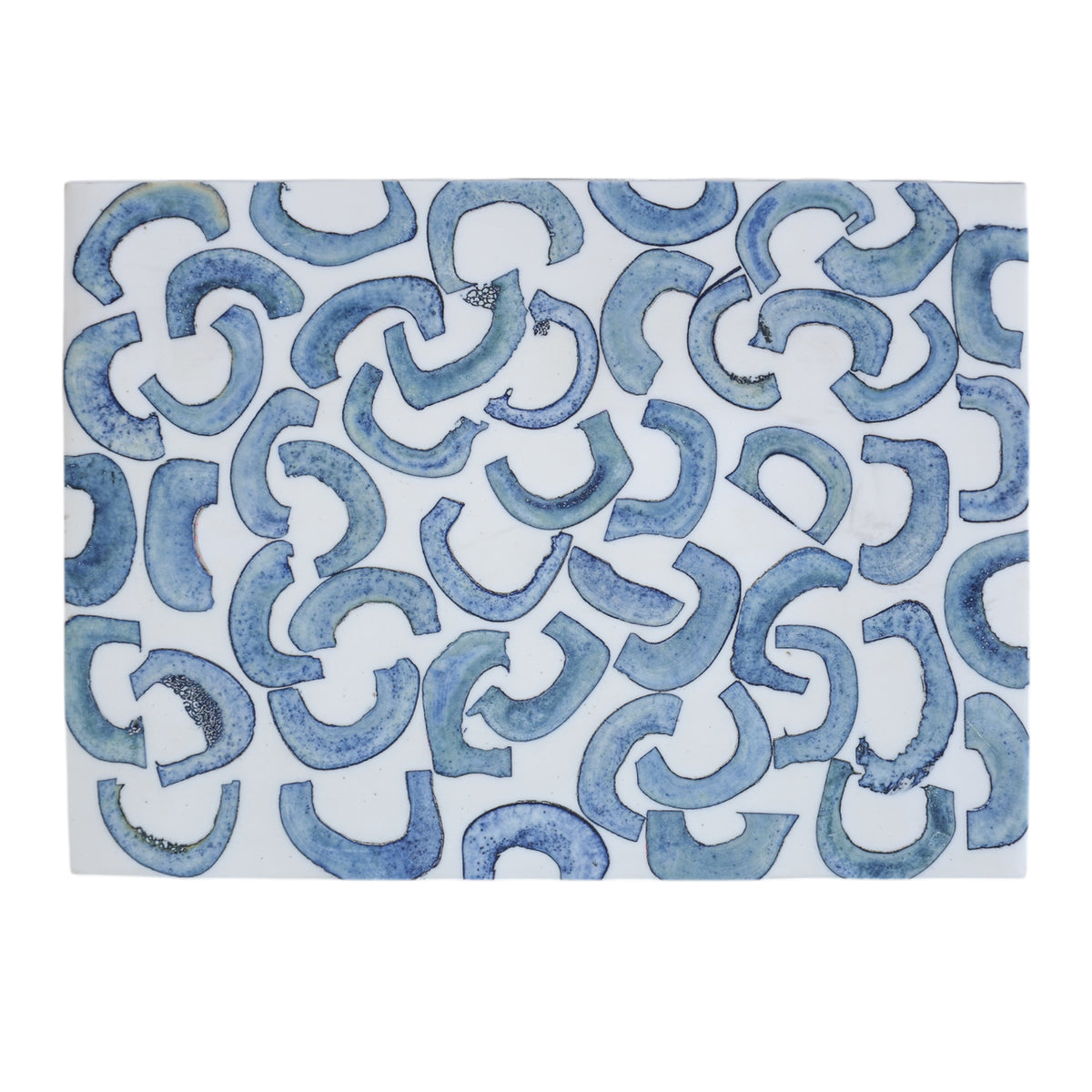 Navy Swirled Bone Box