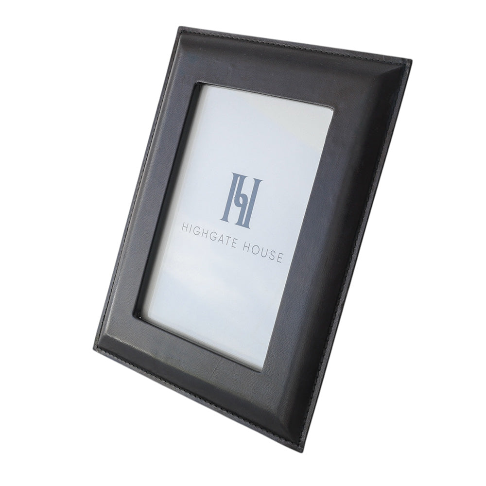 Navy Leather Photo Frame 5 x 7