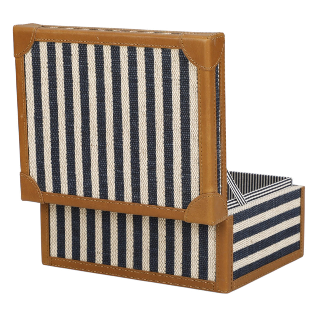 Oliver Navy Stripe Box