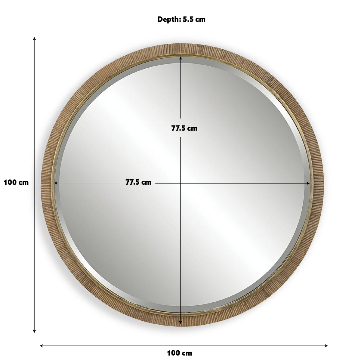 Paradise Round Mirror