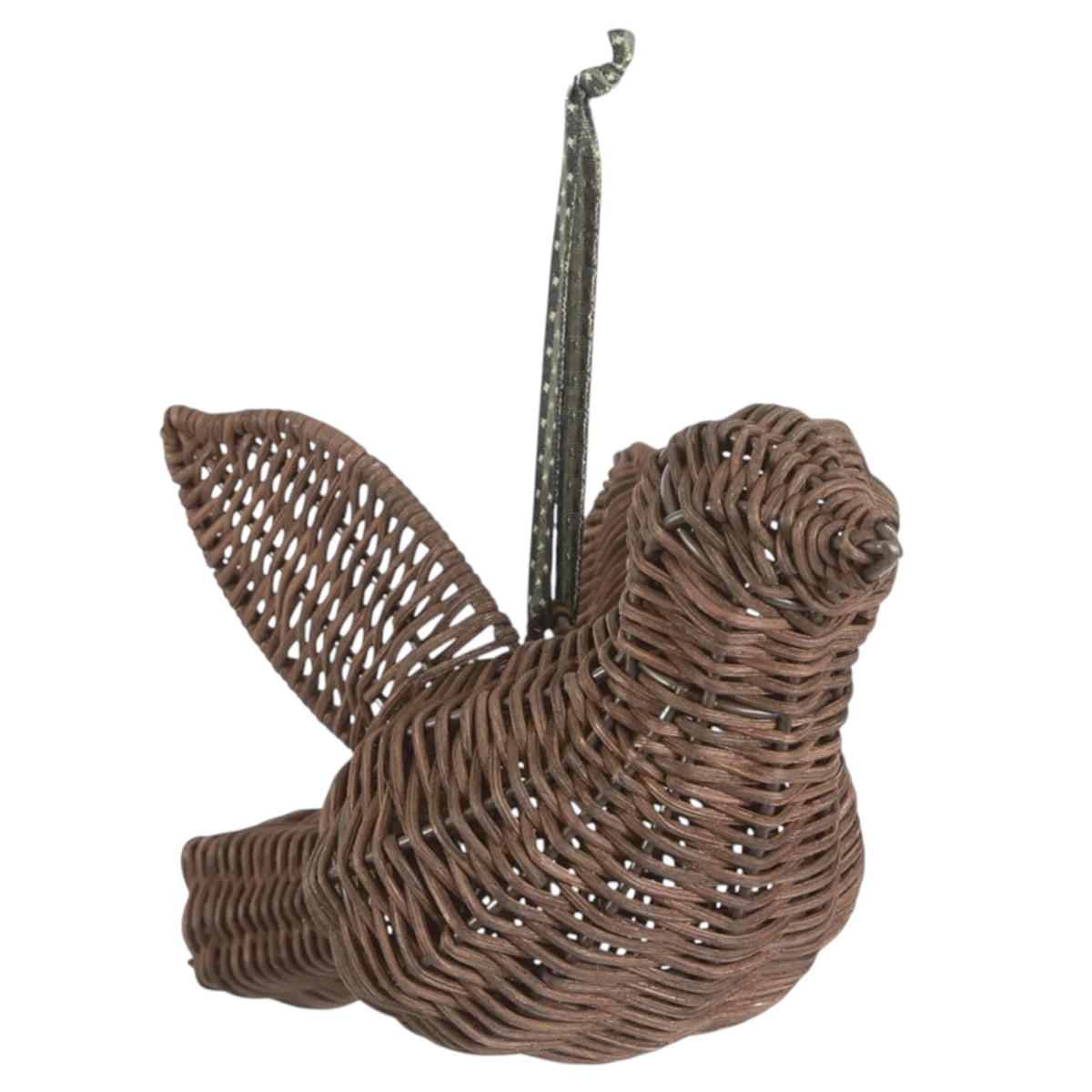 Rattan Dove Ornament
