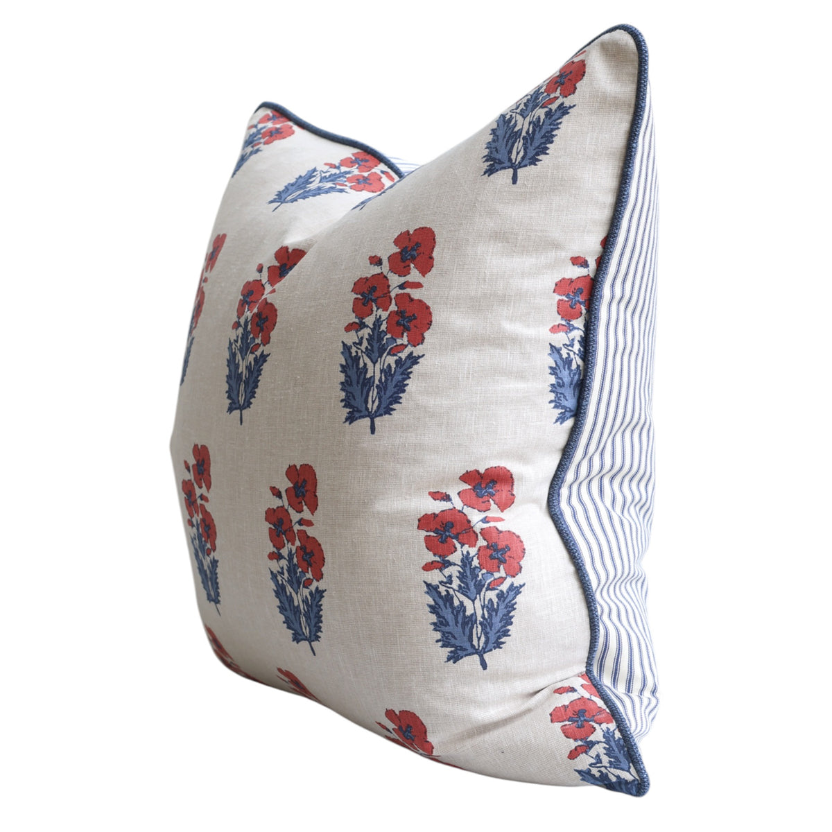 Scarlett Red Floral Motif Cushion