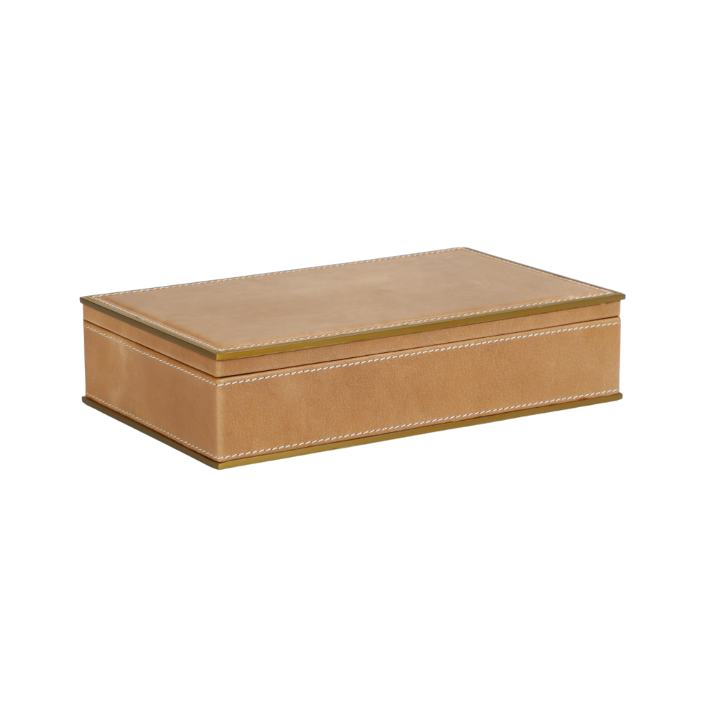 Saddle Leather Box