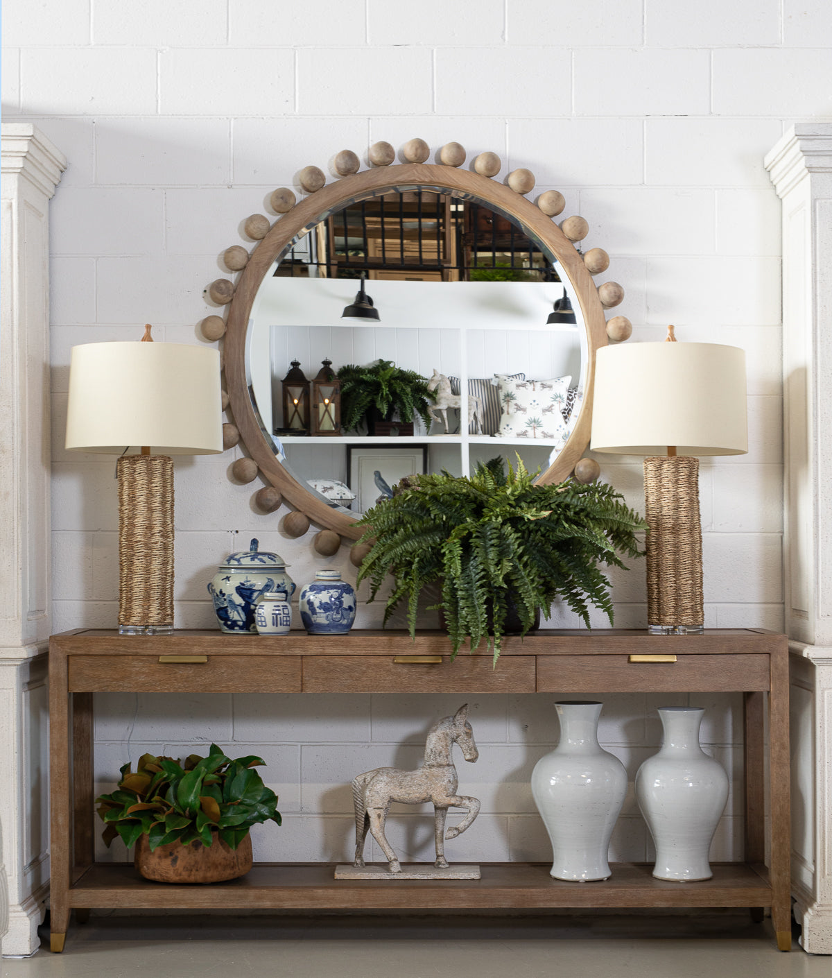 Marina Woven Lamp