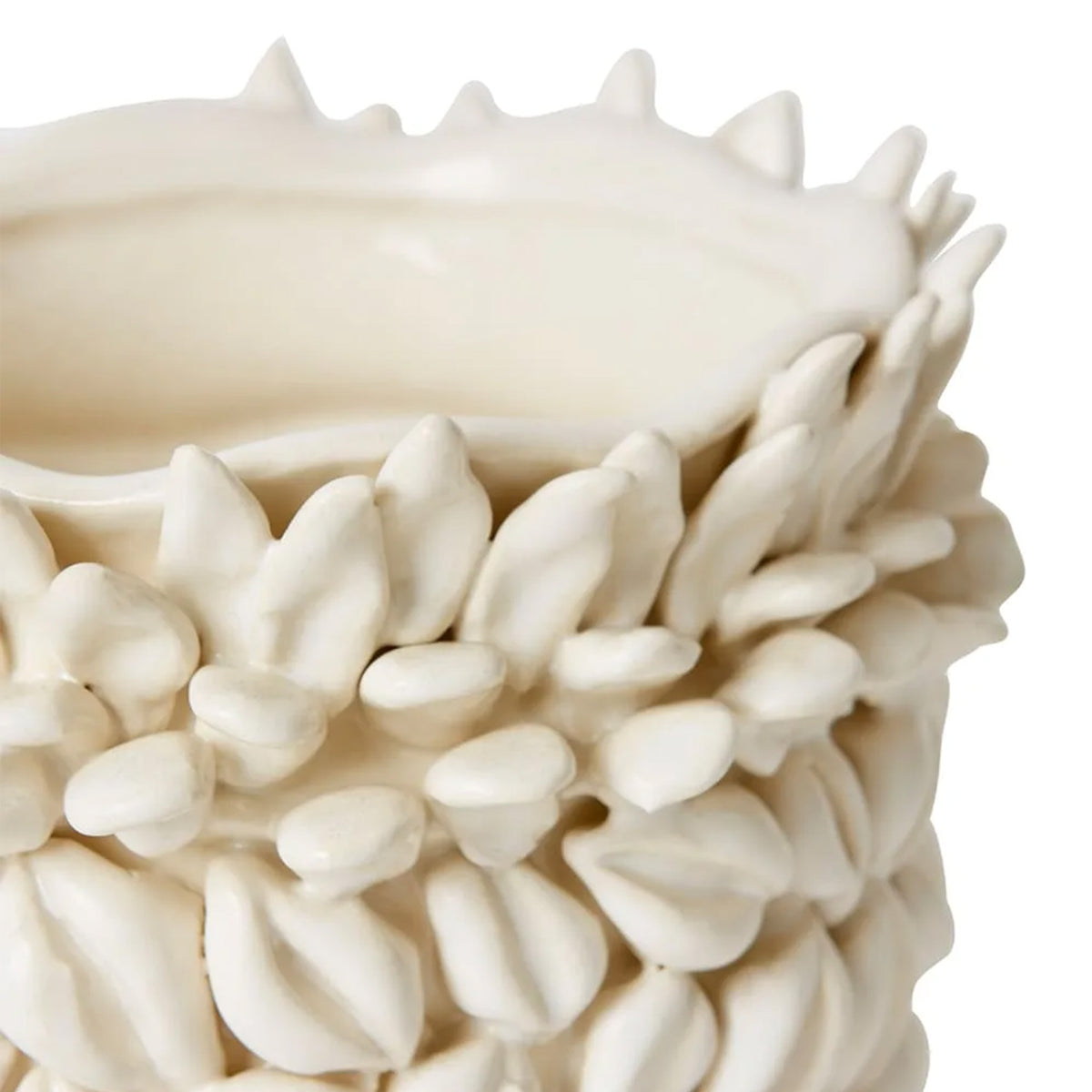 White Shell Vase