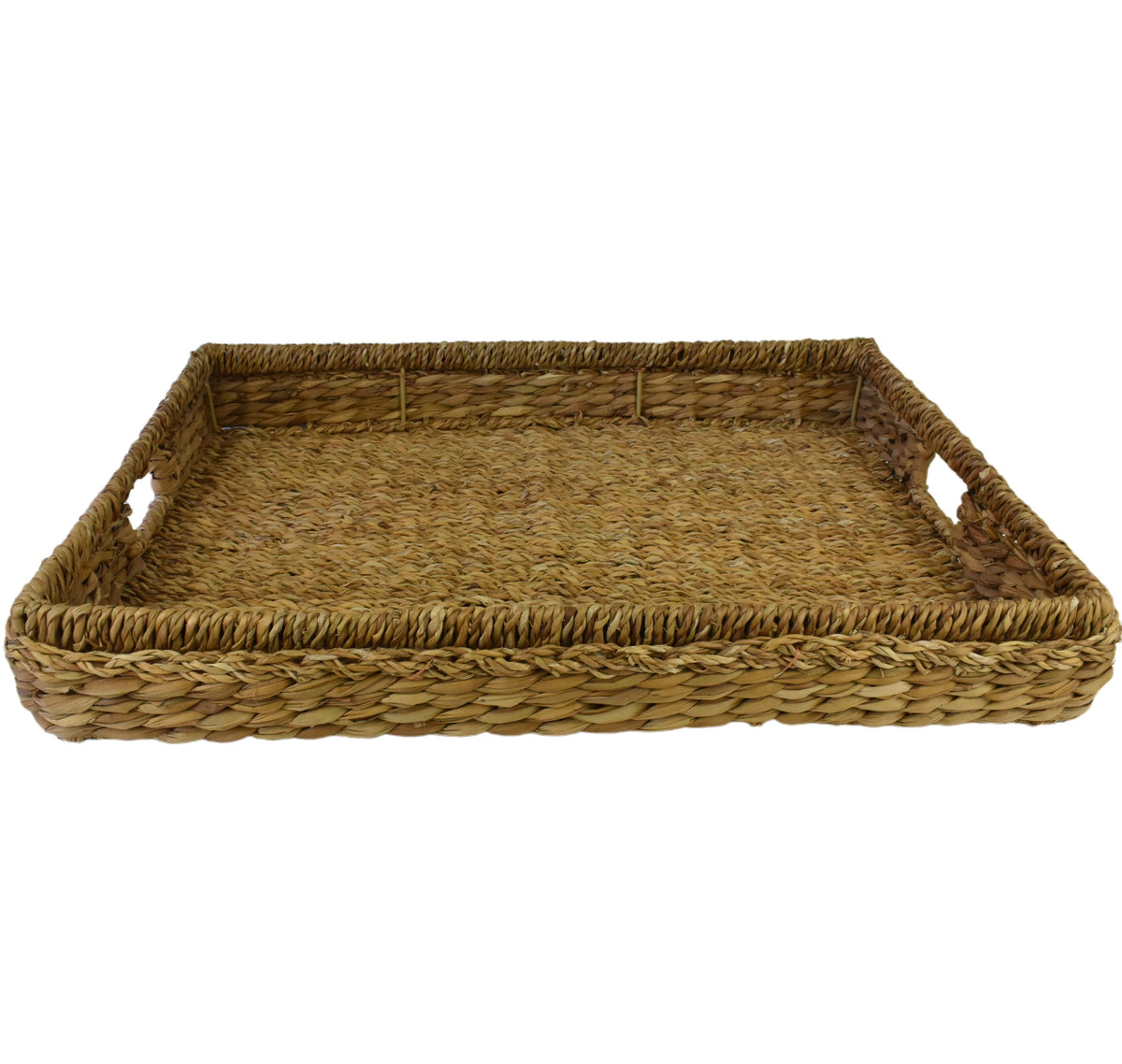 Seagrass & Hyacinth Tray L