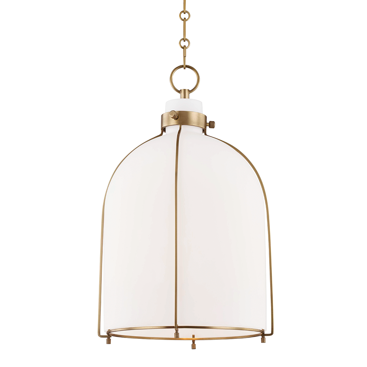 Eldridge pendant round-Aged Brass