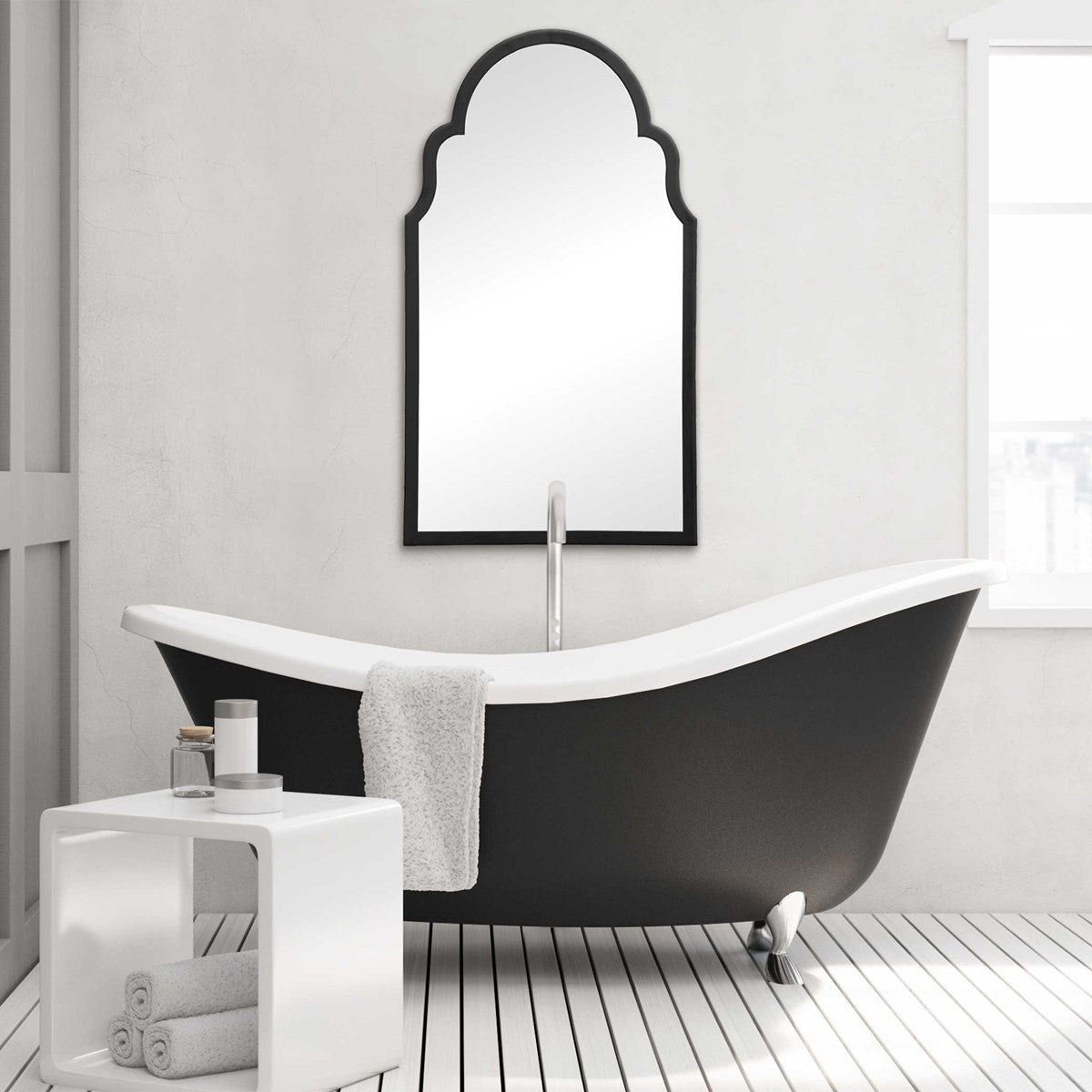 Finley Mirror Black