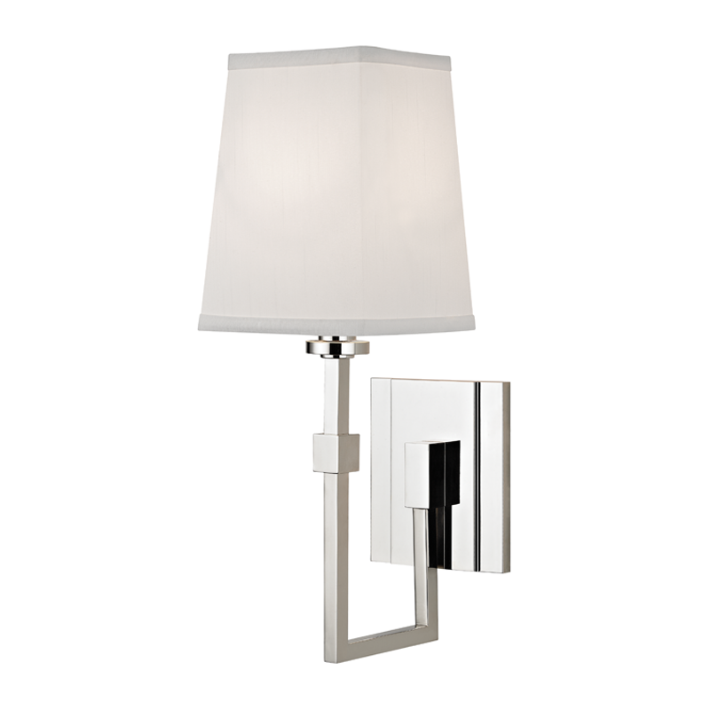 Fletcher wall sconce-Polished Nickel