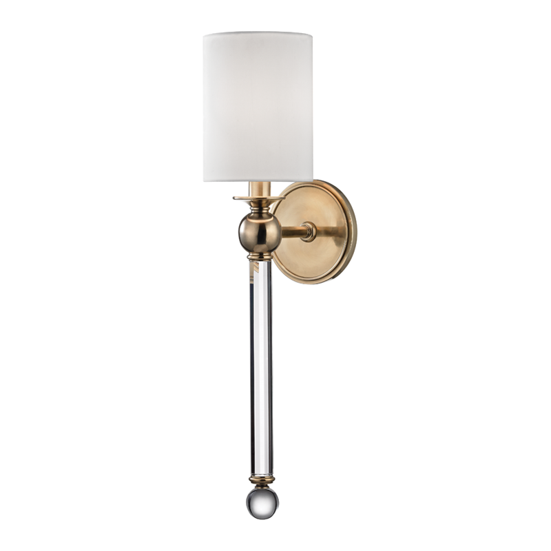 Gordon wall sconce-Aged Brass