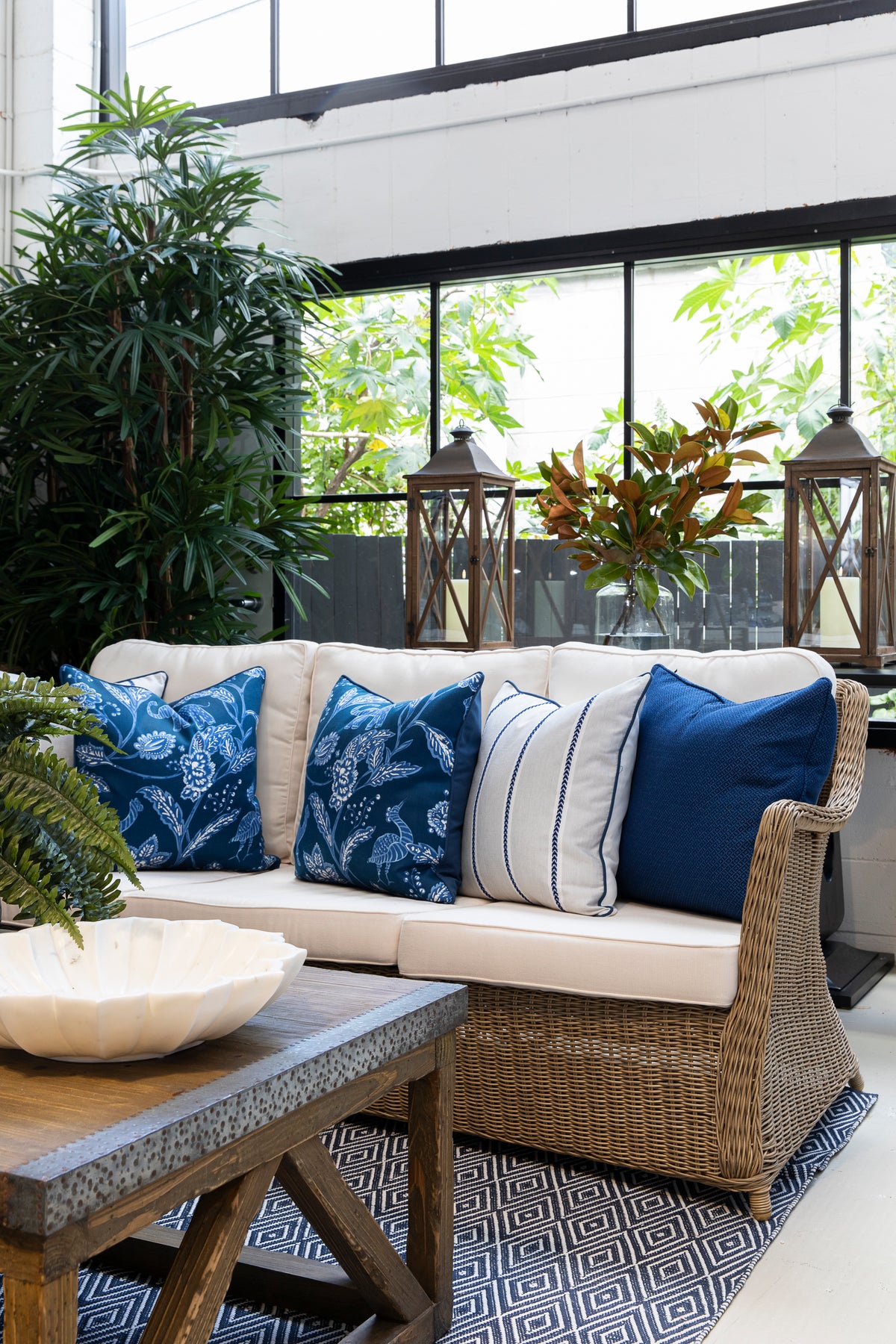 Cayman Outdoor Cane 3 Seater - Highgate House Online - Furniture
