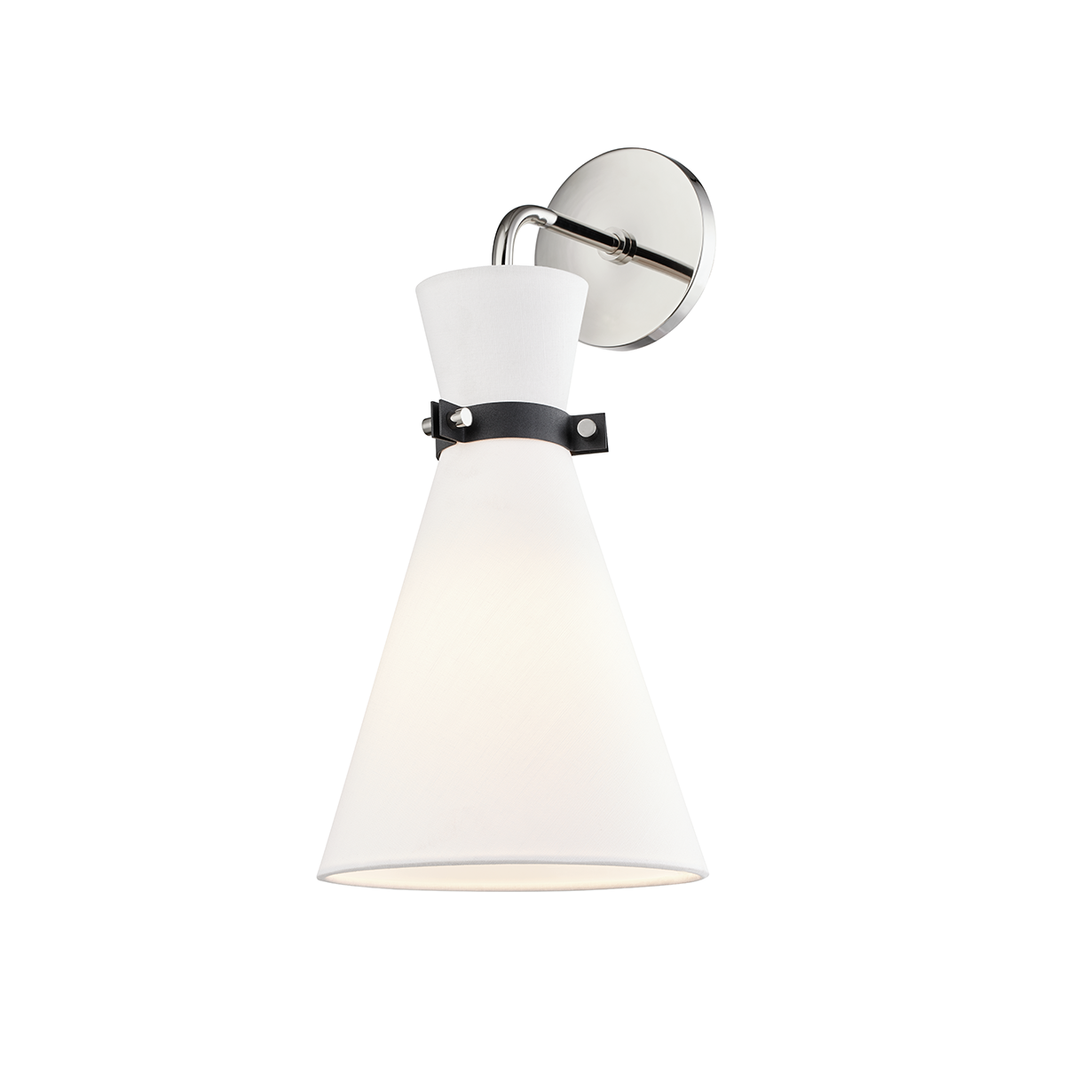 Julia wall sconce-Polished Nickel