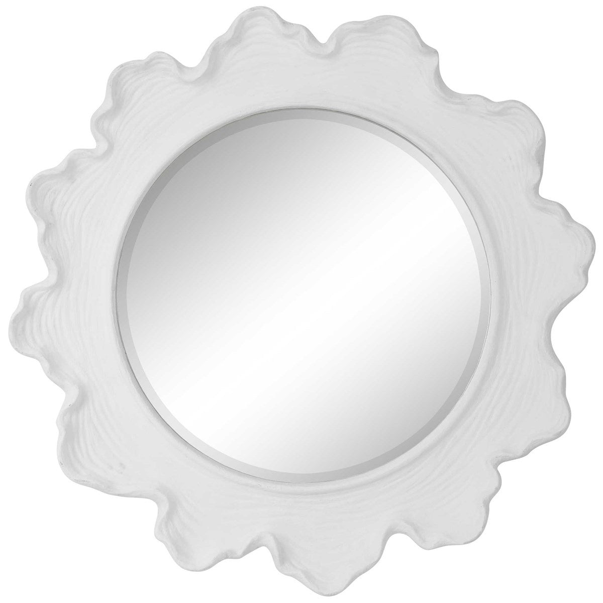 Sea Coral Round Mirror