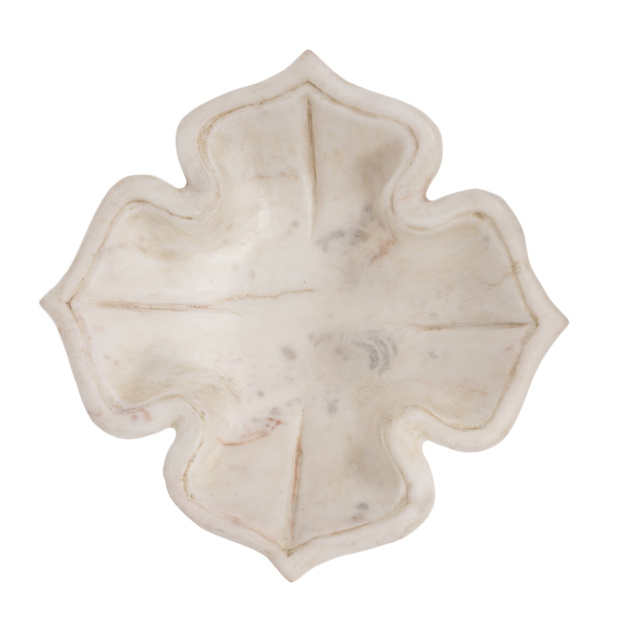 Marble Floral Bowl - Large